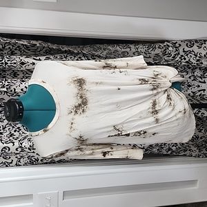 Chris & Carol tiedye knotted top